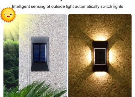 LED Staircase Villa Balcony Lighting Solar Sensor Wall Lights