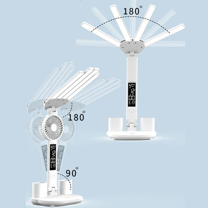 3in1 Multifunction Table Lamp LED Four-headed Folding