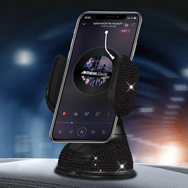 Diamond Cell Phone Holder for Car  Phone Mount
