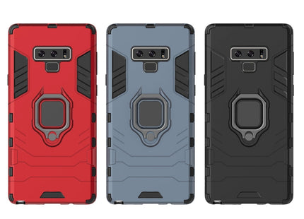 PC + TPU Shockproof Protective Case with Magnetic Ring Holder For Galaxy Note9