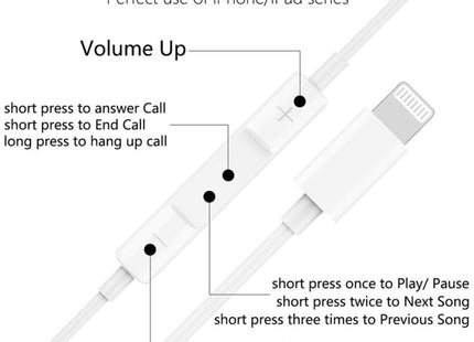 8 Pin Interface Stereo Music Earphone, Stereo Music Earphone
