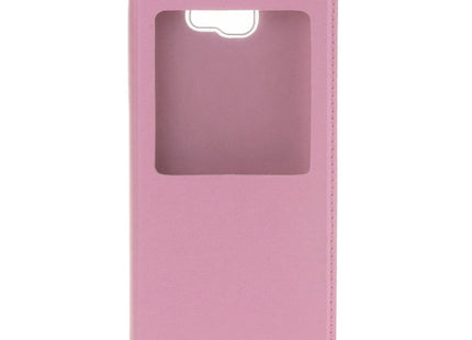 For Galaxy J5 (2017) (US Version) Litchi Texture Horizontal Flip Leather Case with Call Display ID