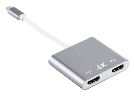 4K Ultra HD Dual HDMI Interface Output to USB-C / Type-C Adapter, 9175B