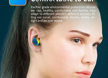 M8 Bluetooth 5.0 TWS Touch Digital Display True Wireless Bluetooth Earphone with Charging Box