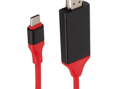 USB-C / Type-C 3.1 to 4K HD HDMI Plastic Video Cable, Length: 2m