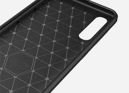 Brushed Texture Carbon Fiber TPU Case for Galaxy A50
