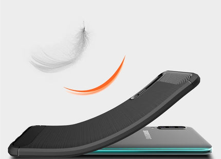Brushed Texture Carbon Fiber TPU Case for Galaxy A50