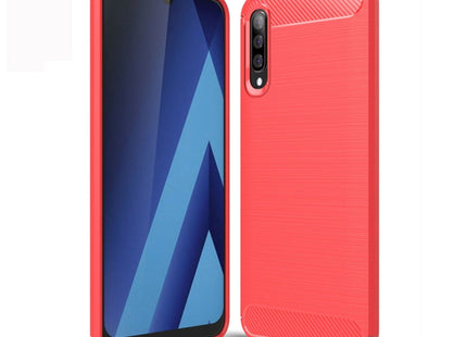 Brushed Texture Carbon Fiber TPU Case for Galaxy A50