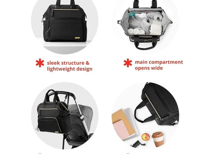 Skip Hop Main Frame Wide Open Backpack - Black