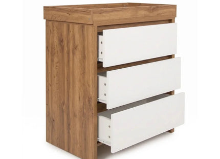 Shefa Kids 880 Baby Changing Unit - Cremona Oak/White