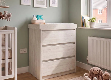 Shefa Kids 880 Baby Changing Unit - White Craft Oak