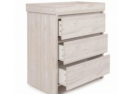 Shefa Kids 880 Baby Changing Unit - White Craft Oak
