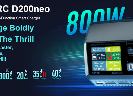 SkyRC D200neo 200w AC/DC Battery Charger