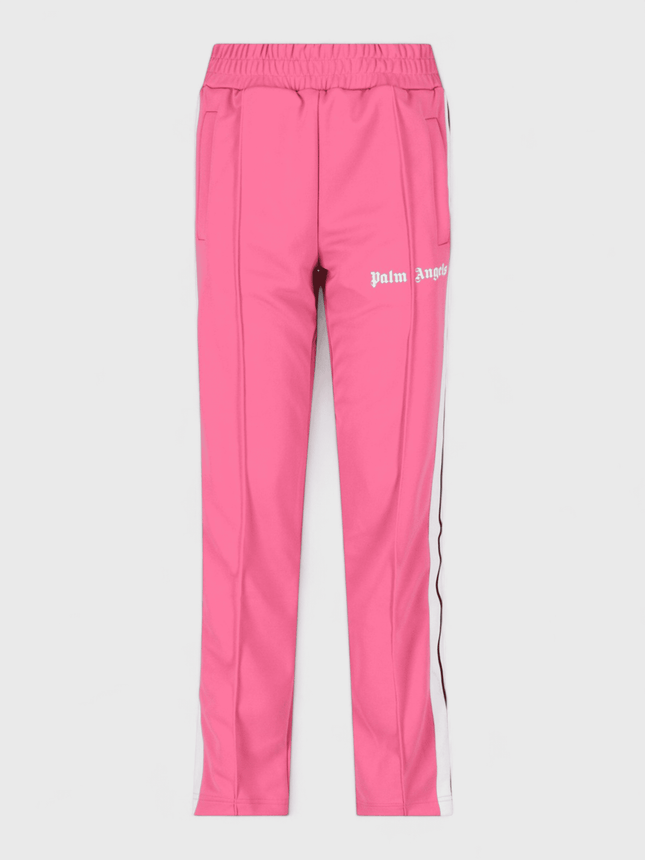Women's Track Pants Fuchsia White