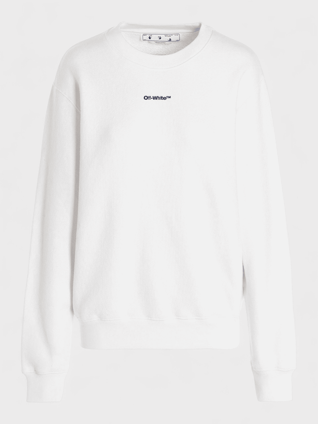 Off-White Tie Dye Arrow Crewneck White