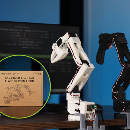 SO-ARM101 Low-Cost AI Arm 3D Printed Skeleton