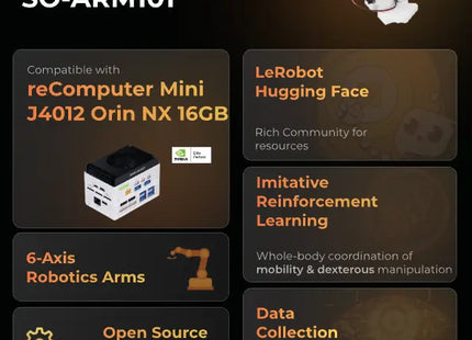 SO-ARM101 Low-Cost AI Arm 3D Printed Skeleton