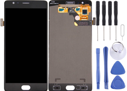 For OnePlus 3 (A3003 Version) Digitizer Full Assembly Original LCD Screen, For OnePlus 3 A3003 Black