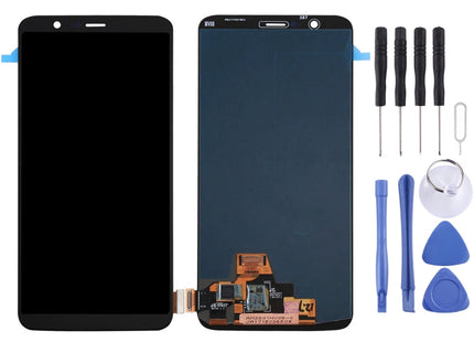 For OnePlus 5T Digitizer Full Assembly Original LCD Screen, For OnePlus 5T