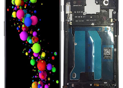 For OnePlus 6 Digitizer Full Assembly with Frame OEM LCD Screen, For OnePlus 6