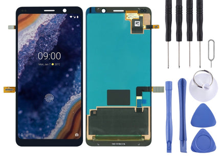 LCD Screen And Digitizer Full Assembly for Nokia 9 PureView, For Nokia 9 PureView