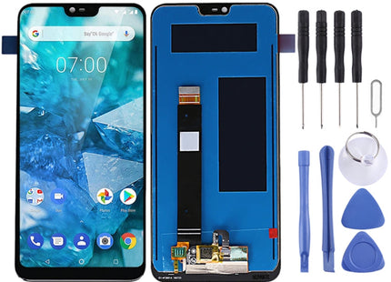LCD Screen and Digitizer Full Assembly for Nokia 7.1 TA-1085 TA-1095 TA-1096, For Nokia 7.1