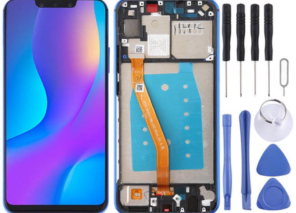 LCD Screen and Digitizer Full Assembly with Frame for Huawei Nova 3i, For Huawei Nova 3i