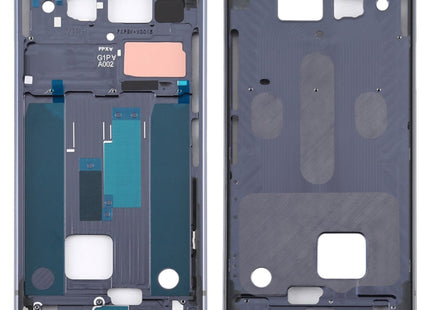 Front Housing LCD Frame Bezel Plate for LG Q70, For LG Q70