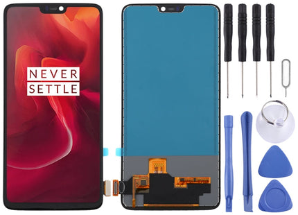 For OnePlus 6 A6000 TFT Material LCD Screen and Digitizer Full Assembly, For OnePlus 6 (TFT)