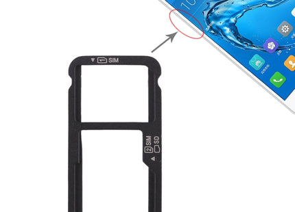 SIM Card Tray + SIM Card Tray / Micro SD Card Tray for Huawei Enjoy 6s, For Huawei Enjoy 6s