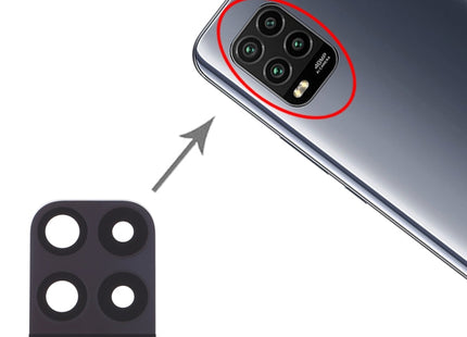 10 PCS Back Camera Lens for Xiaomi Mi 10 Lite 5G