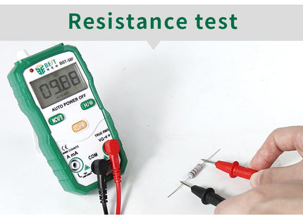 BEST BST-58F Full Automatic Range Multimeter Without Shift Intelligent Identification Digital Multimeter Household Mini Electrical Instrument