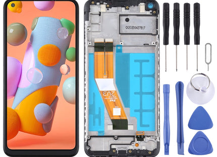 LCD Screen and Digitizer Full Assembly With Frame for Samsung Galaxy A11