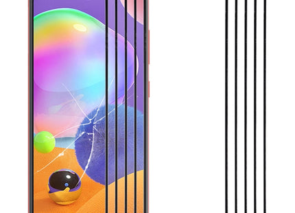 For Samsung Galaxy A31 10pcs Front Screen Outer Glass Lens