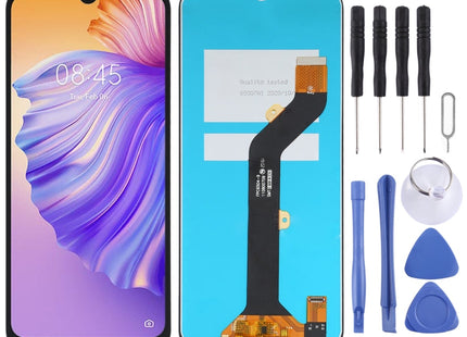 LCD Screen and Digitizer Full Assembly for Tecno Spark 8 KG6
