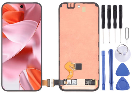 For Google Pixel 9 G2YBB GUR25 Original OLED Material LCD Screen Digitizer Full Assembly with Frame, For Google Pixel 9(Original)