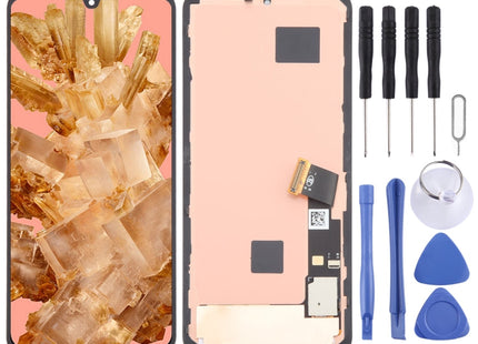 For Google Pixel 8 GKWS6 G9BQD OLED LCD Screen Digitizer Full Assembly with Frame, For Google Pixel 8(OLED)