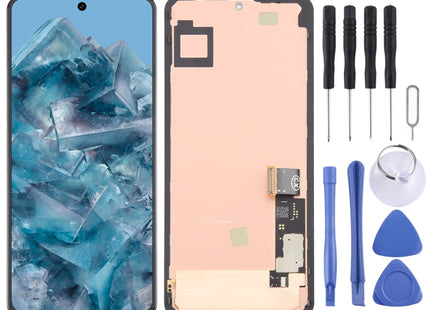 For Google Pixel 8 Pro GC3VE G1MNW OLED LCD Screen Digitizer Full Assembly with Frame, For Google Pixel 8 Pro(OLED)