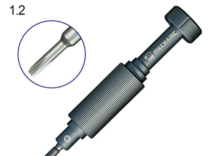MECHANIC Mortar Mini iShell Phillips 1.2mm Phone Repair Precision Screwdriver, Phillips 1.2