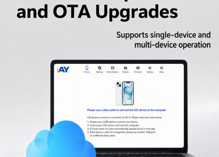 AY A108 Multi-function Dot Matrix Battery Repair Programmer for iPhone 8-16 Pro Max, A108 for iP 8-16 Pro Max