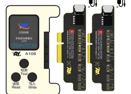 AY A108 Multi-function Dot Matrix Battery Repair Programmer for iPhone 8-16 Pro Max, A108 for iP 8-16 Pro Max