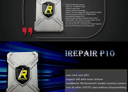 iRepair BOX P10 iD Box NAND Programmer No Disassembly Required Hard Disk