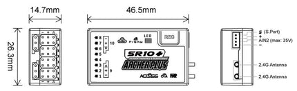 FrSky Archer Plus SR10+ Receiver