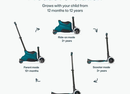smarTrike Xtend Ride On Scooter Plus - Teal