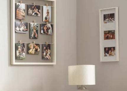 Kenro Strata Photo Frame for Three 6x4 Photos - White