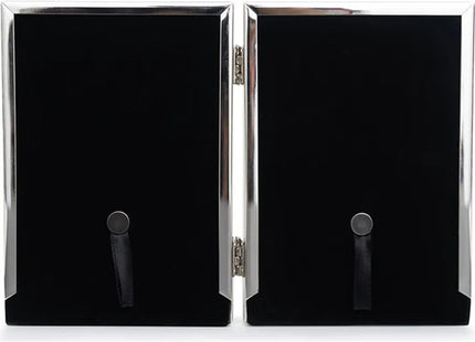 Kenro Symphony Classic 5x3.5 Silver Plated Double Frame
