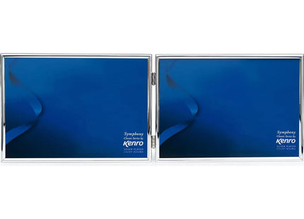 Kenro Symphony Classic 6x4 Silver Plated Twin Landscape Frame