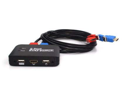 USB 2.0 + HDMI 2-ports KVM Switch