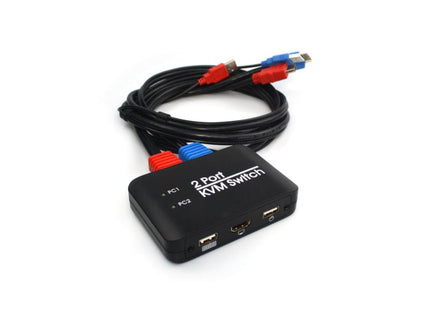 USB 2.0 + HDMI 2-ports KVM Switch