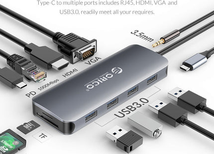 ORICO MC-U111P  11 in 1 Multifunction Docking Station, MC-U111P